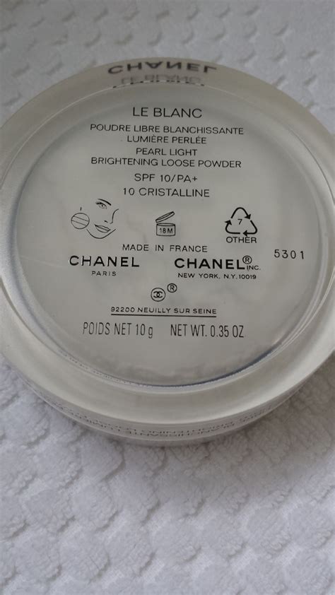 chanel le blanc loose powder review indonesia|Chanel Le Blanc Pearl Light Brightening Loose Powder In 10 .